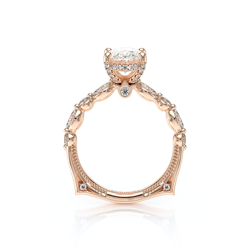 Verragio Halo Oval Engagement Ring