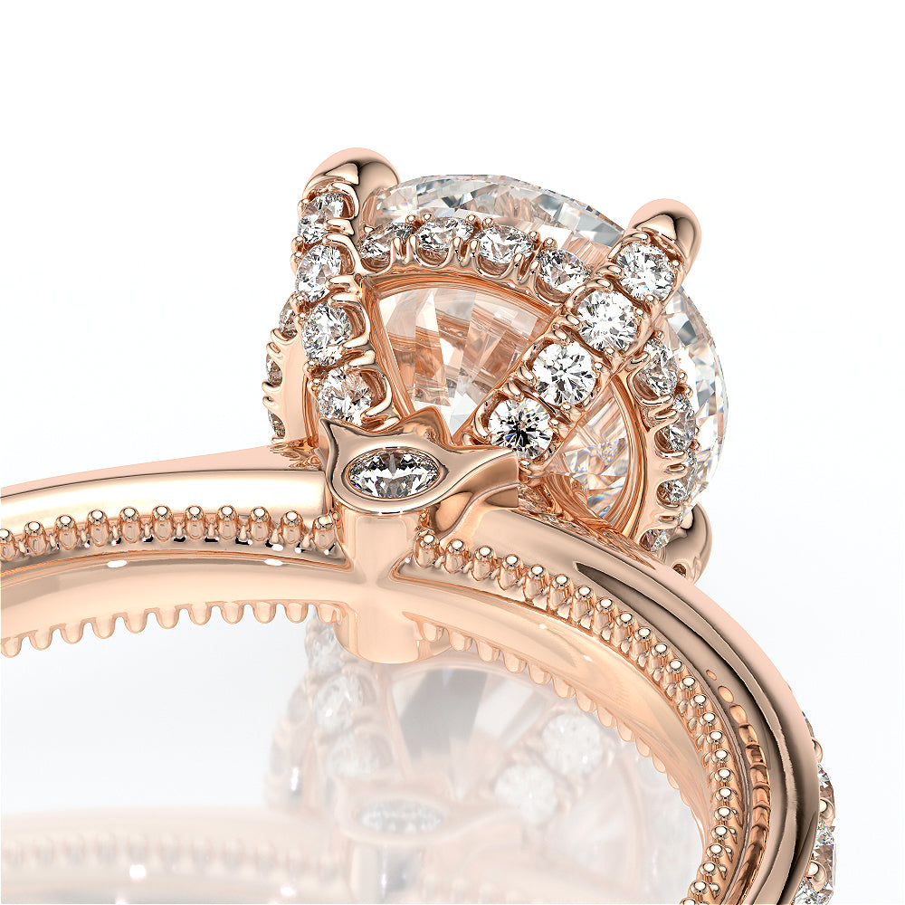Verragio Halo Round Engagement Ring
