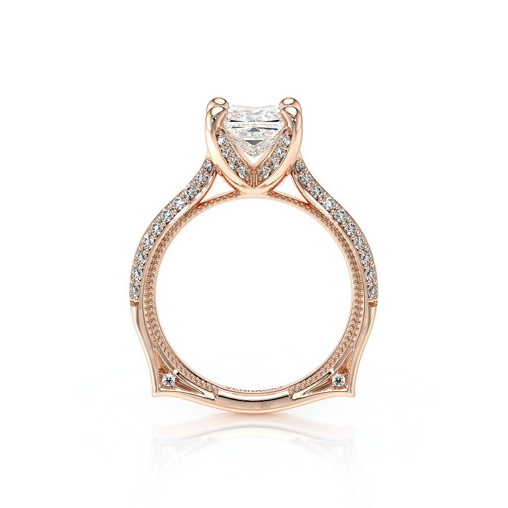 Verragio Halo Princess Engagement Ring