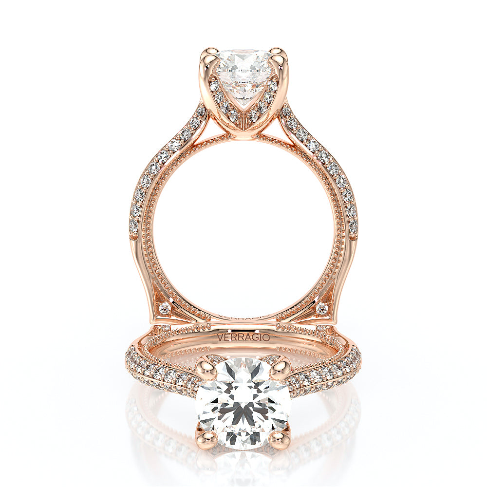 Verragio Halo Round Engagement Ring