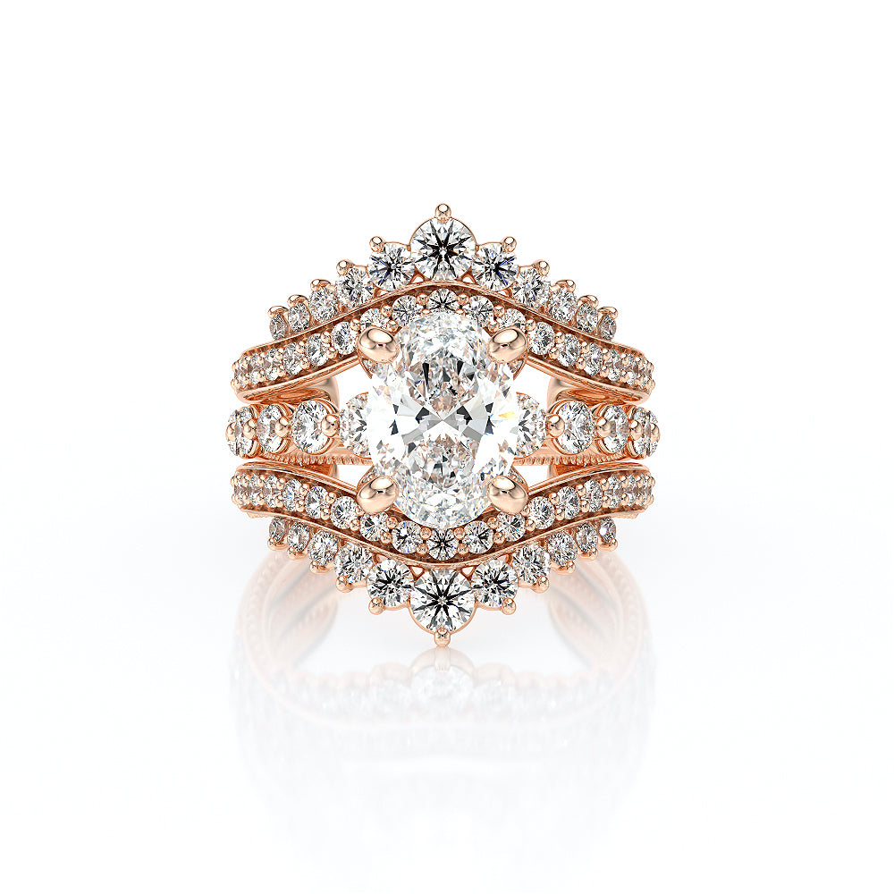 Vanguard-2206OV-18K Rose Gold Oval