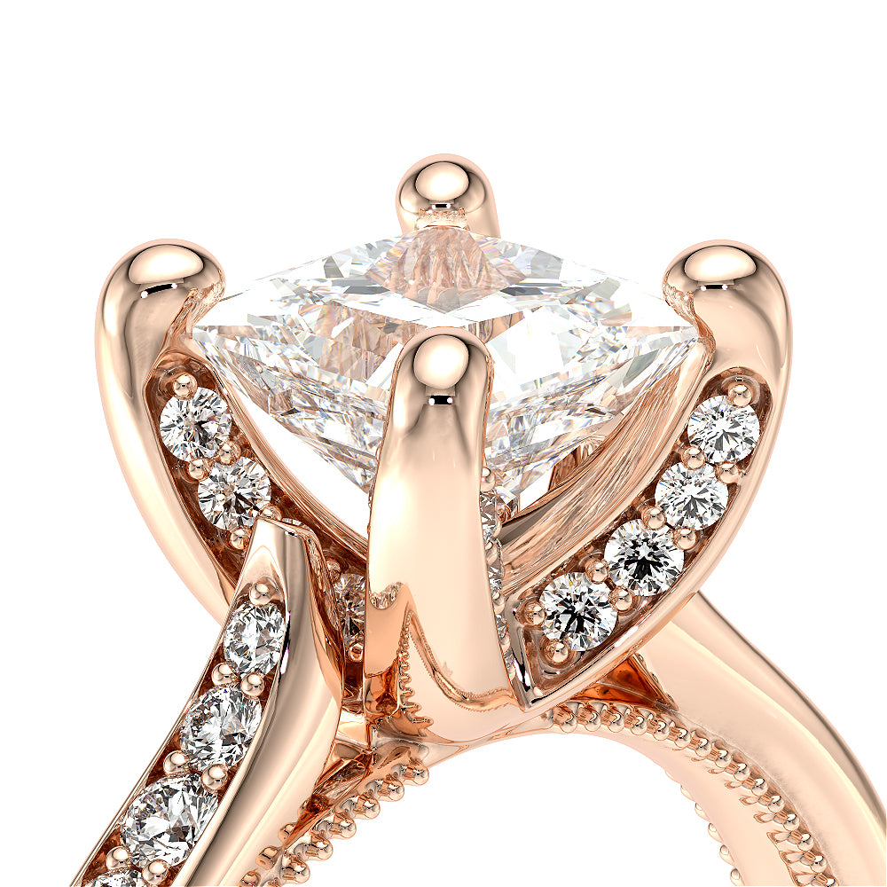 Verragio Halo Princess Engagement Ring