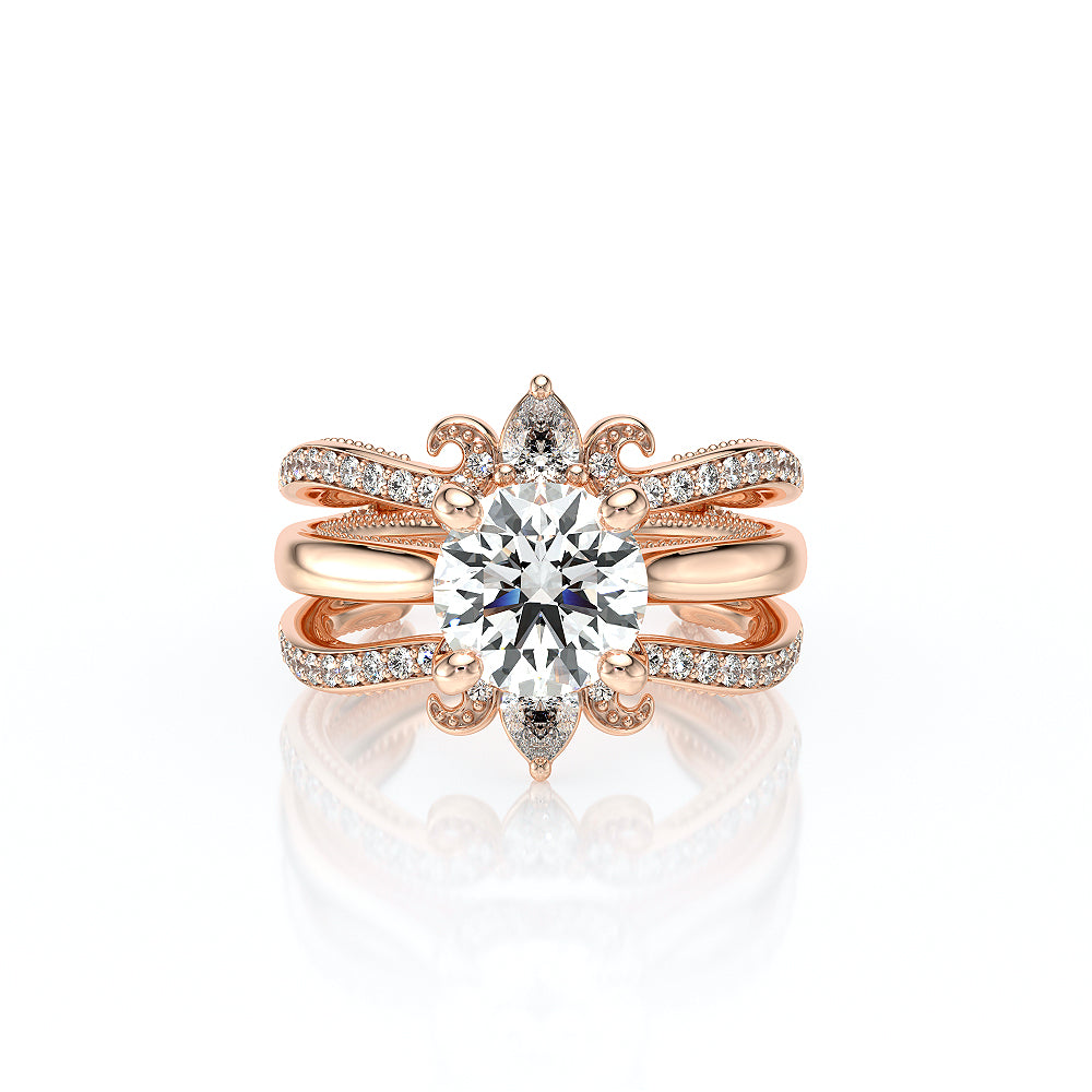 Vanguard-2207r-S-18k Rose Gold Round
