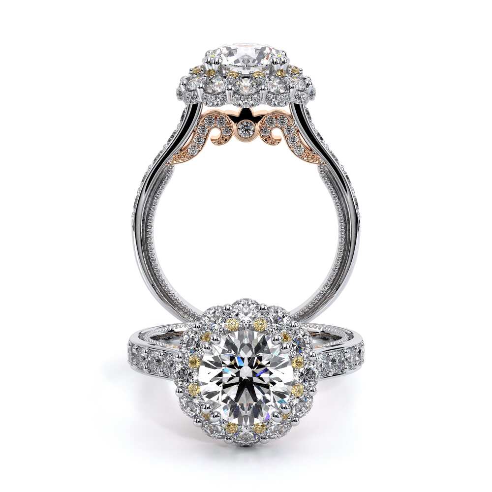 Verragio Halo Round Engagement Ring