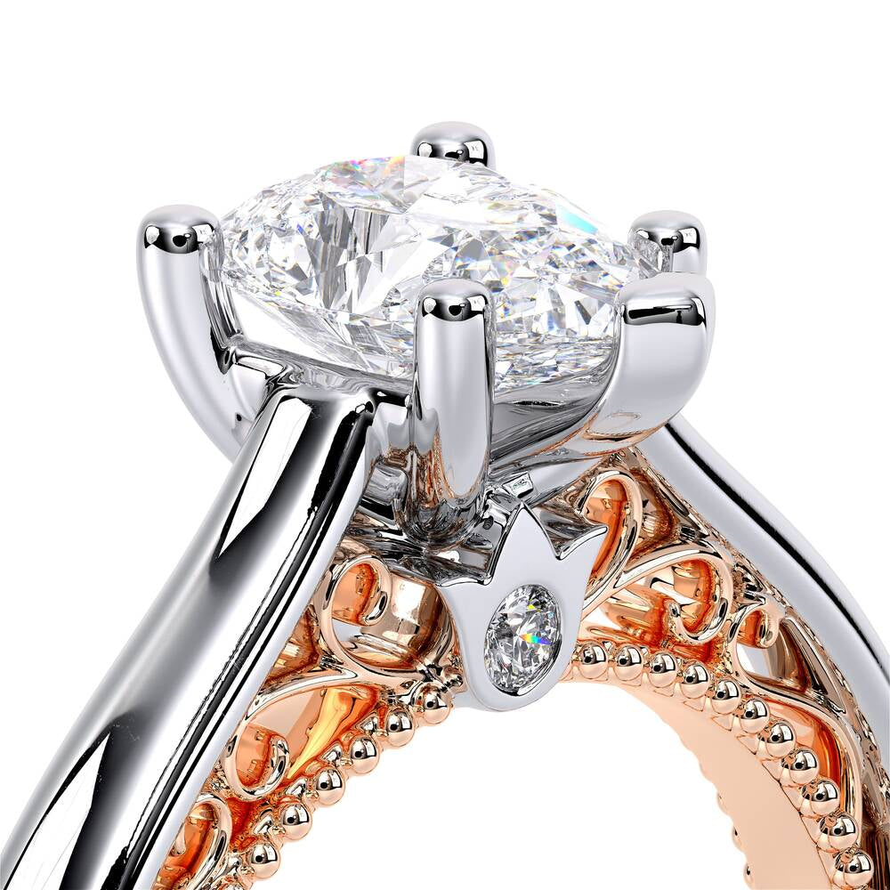 Venetian-5047pear-18k Two Tone Pear