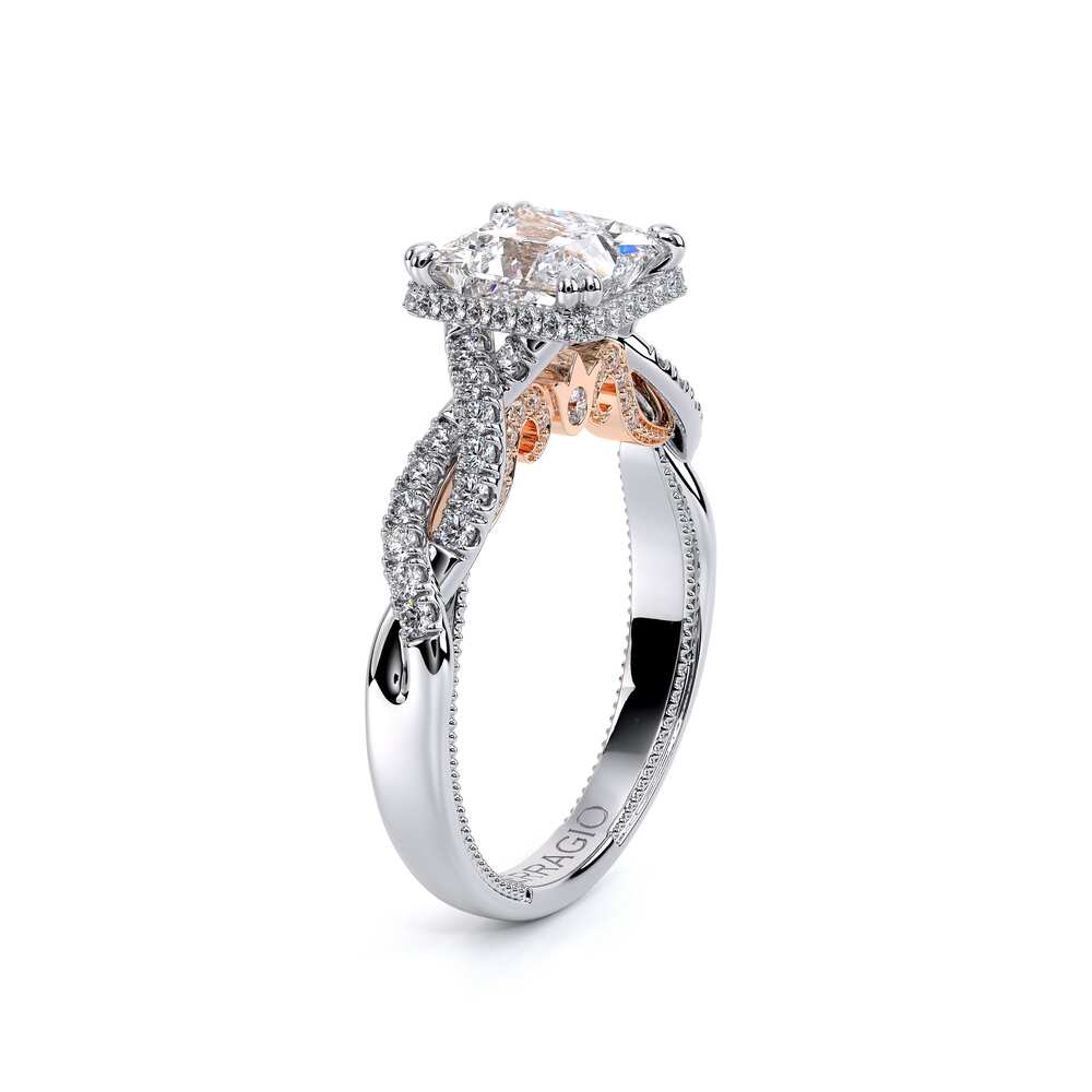 Verragio Halo Princess Engagement Ring