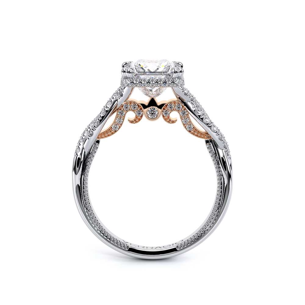 Verragio Halo Princess Engagement Ring