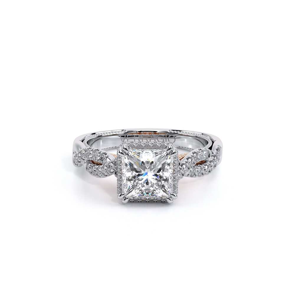 Verragio Halo Princess Engagement Ring