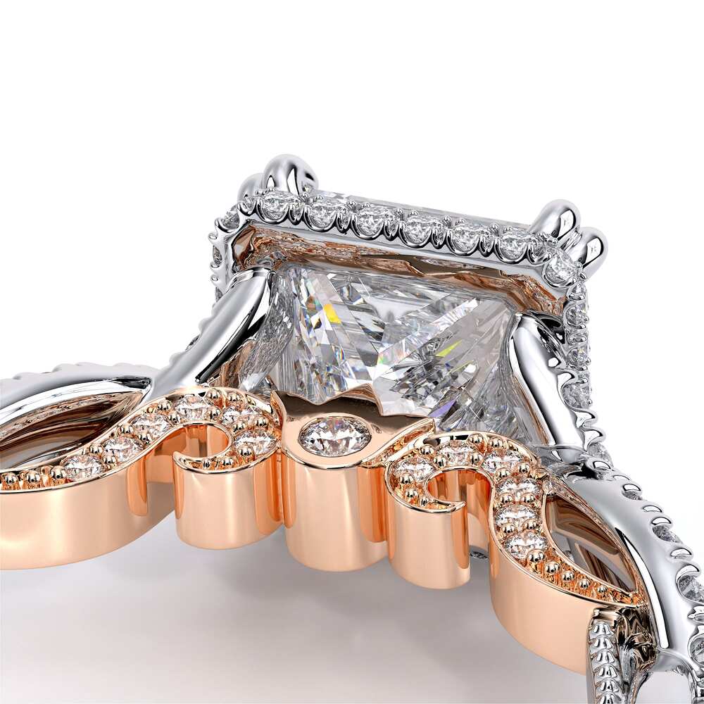 Verragio Halo Princess Engagement Ring