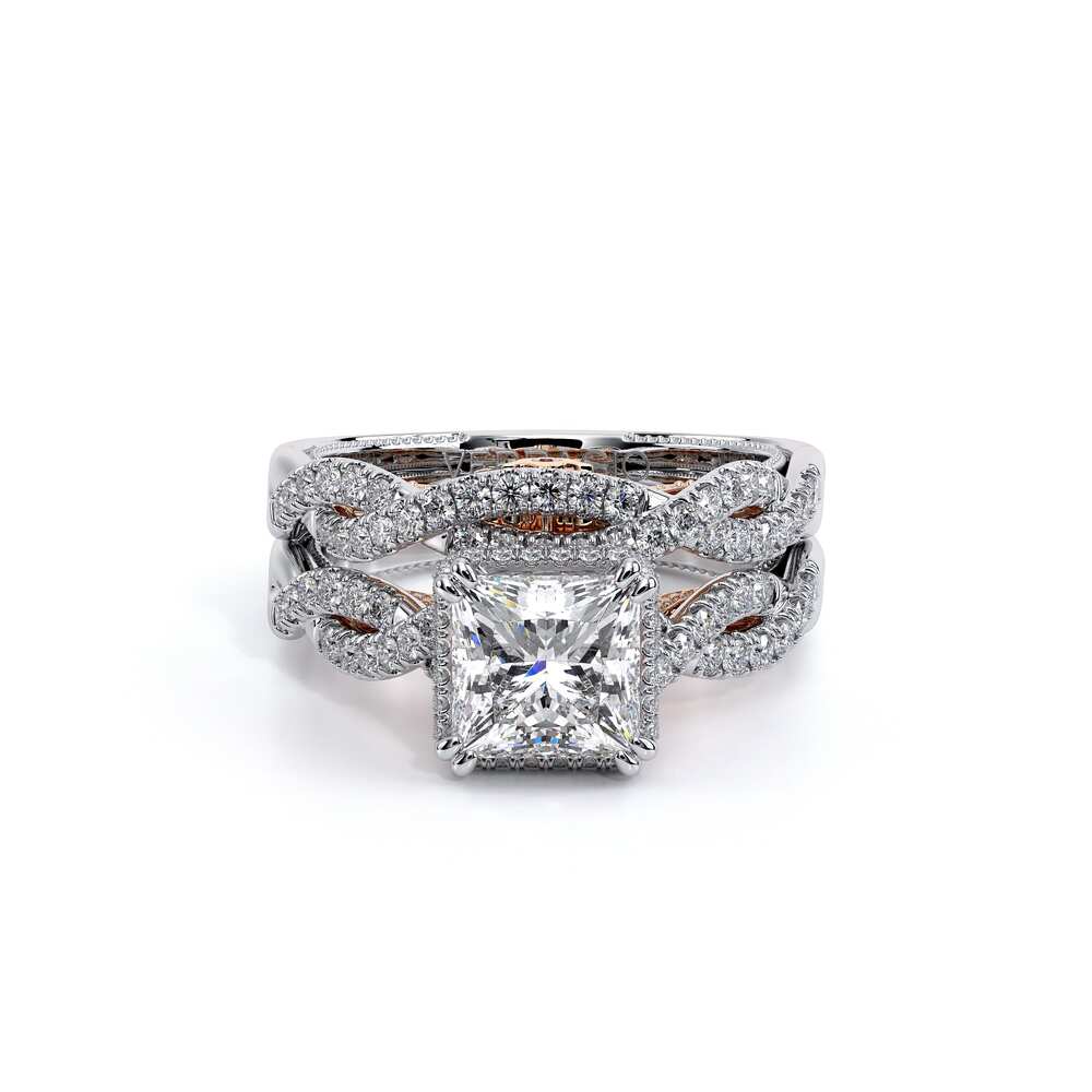 Verragio Halo Princess Engagement Ring