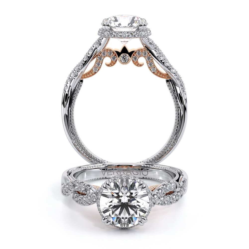 Verragio Halo Round Engagement Ring