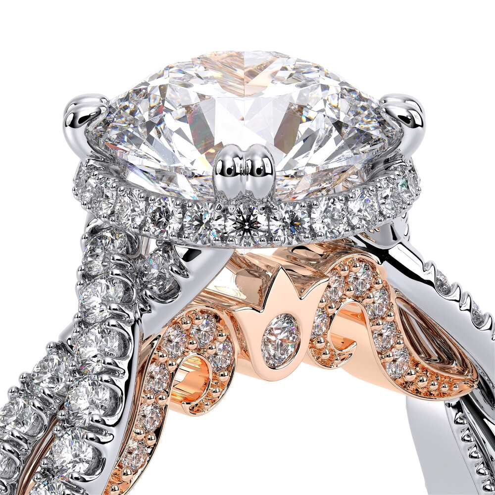 Verragio Halo Round Engagement Ring