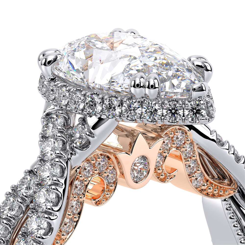 Verragio Halo Pear Engagement Ring