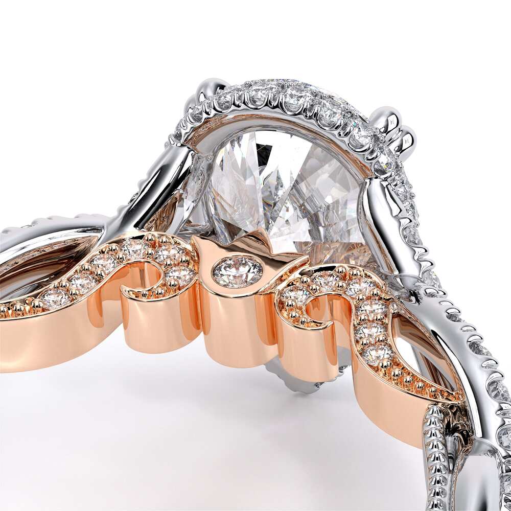 Verragio Halo Pear Engagement Ring