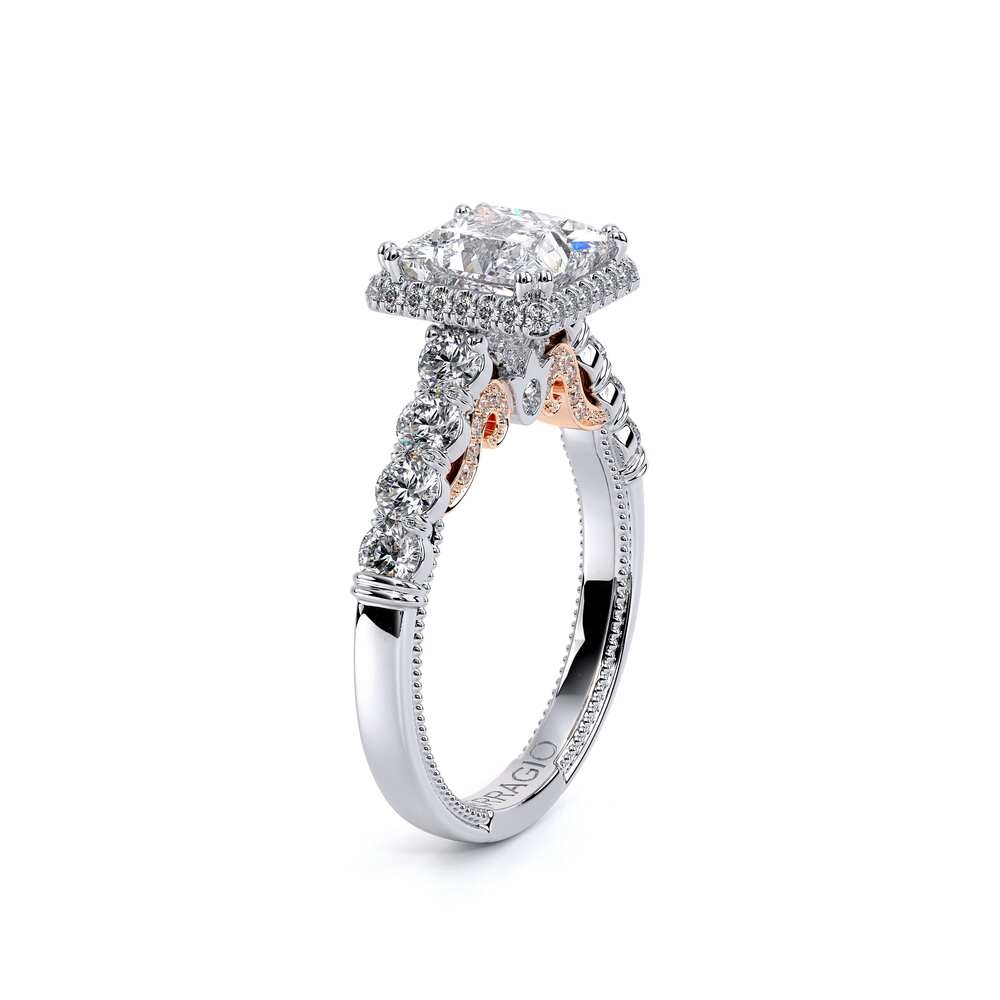 Verragio Halo Princess Engagement Ring