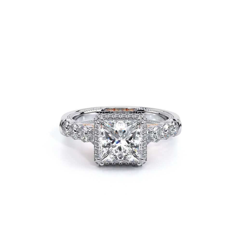 Verragio Halo Princess Engagement Ring