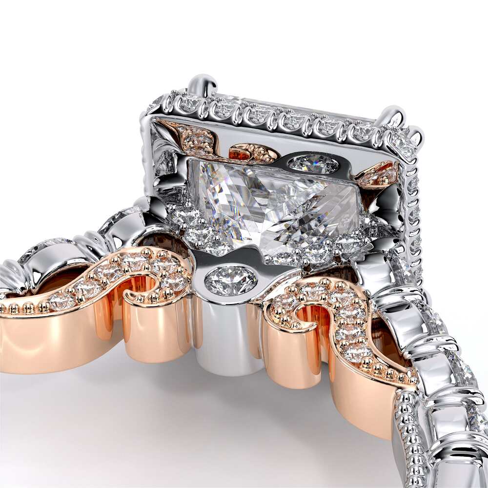 Verragio Halo Princess Engagement Ring