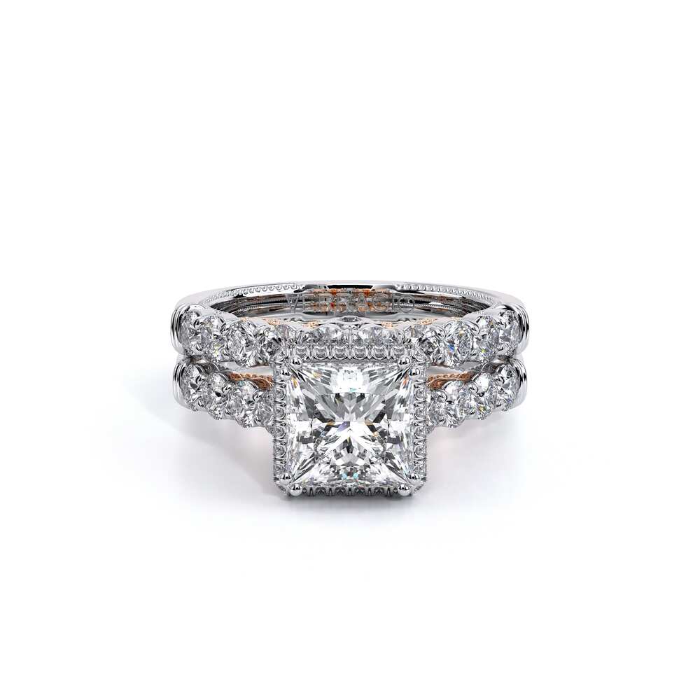 Verragio Halo Princess Engagement Ring