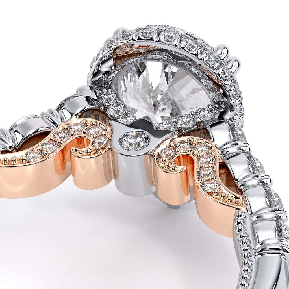 Verragio Halo Pear Engagement Ring