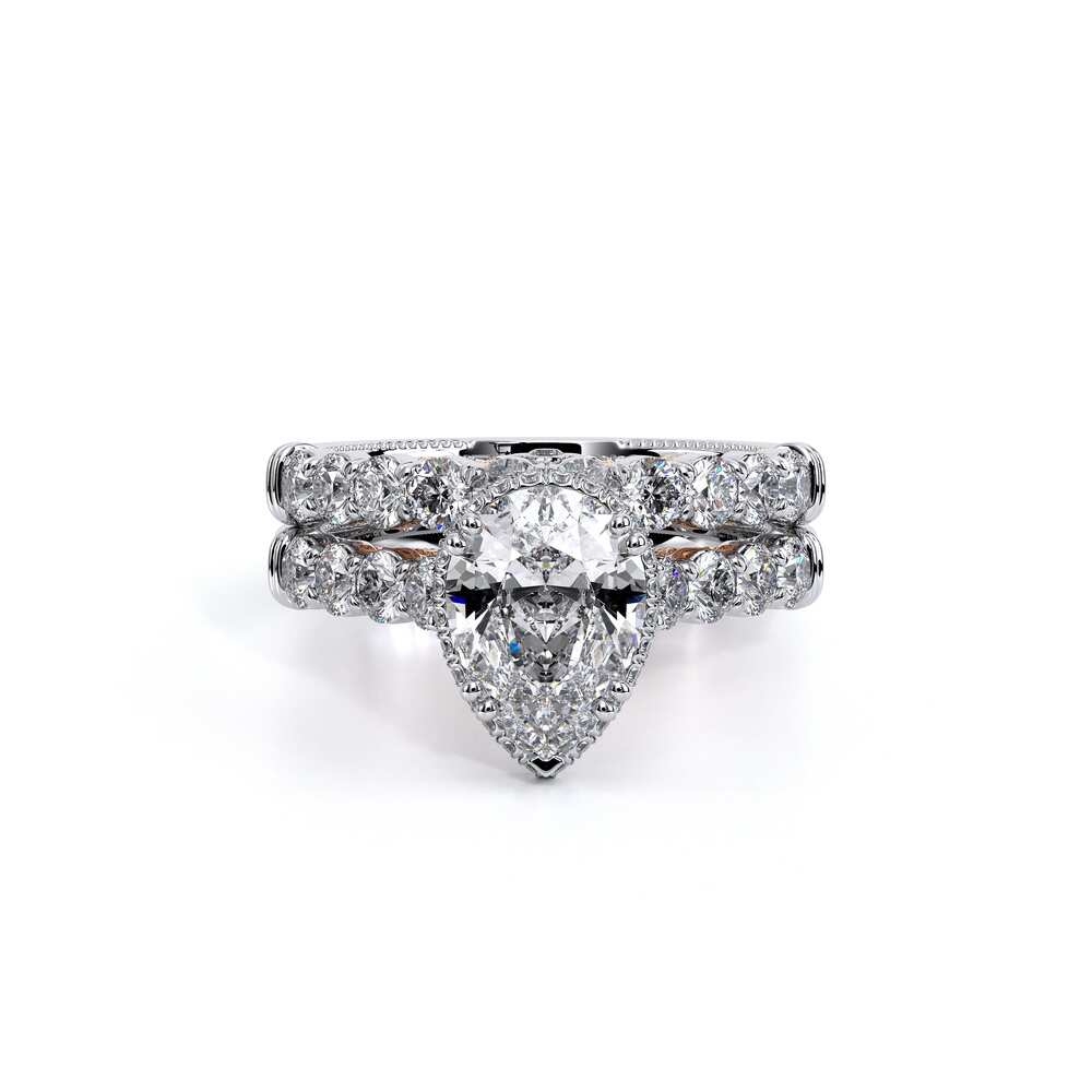 Verragio Halo Pear Engagement Ring