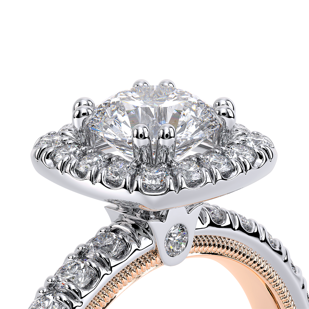 Verragio Pave Round Engagement Ring