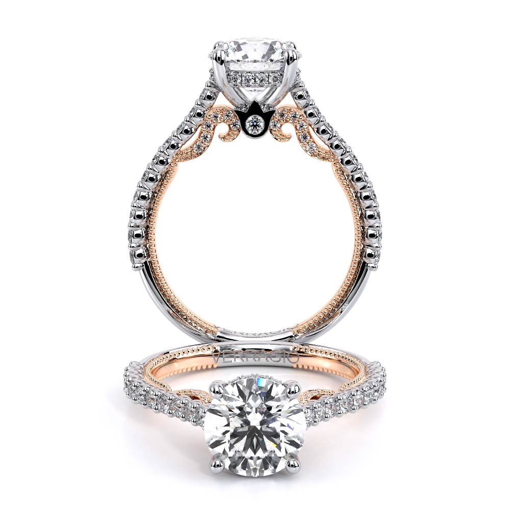 Verragio Pave Round Engagement Ring