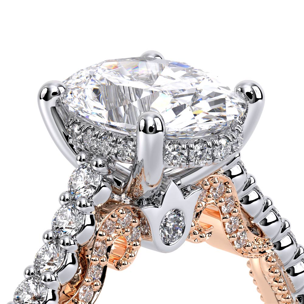 Verragio Pave Oval Engagement Ring