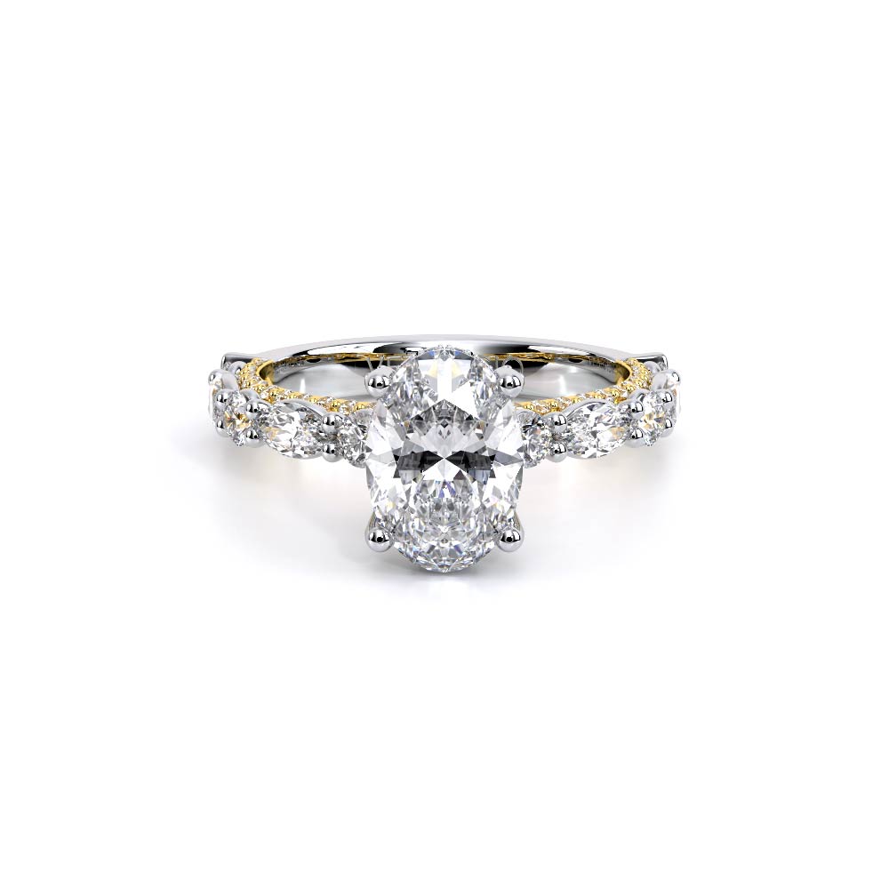 Verragio Pave Oval Engagement Ring