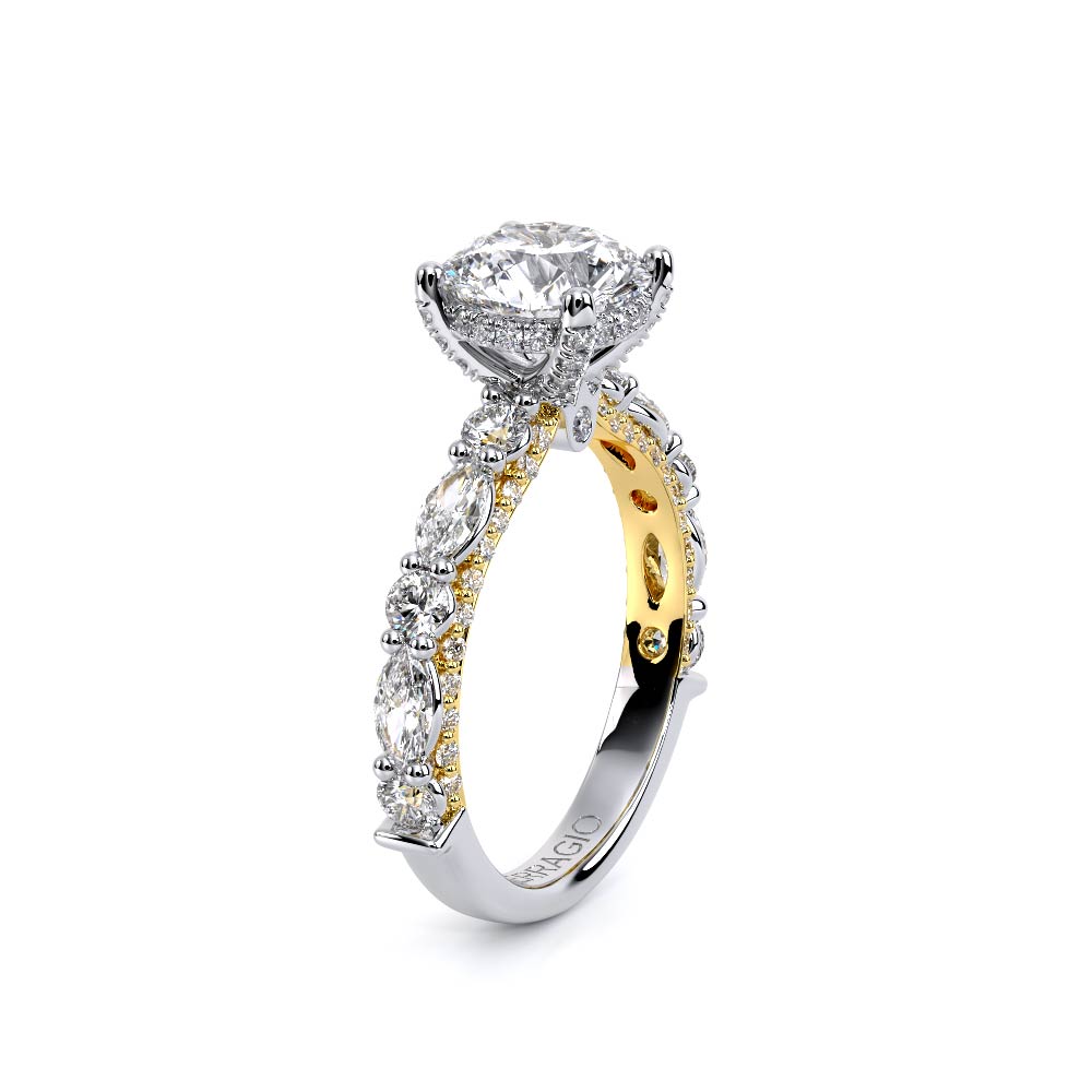Verragio Pave Round Engagement Ring