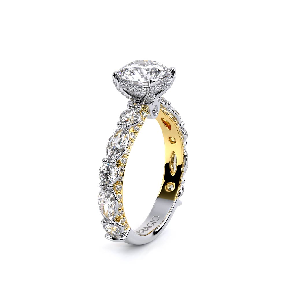 Verragio Pave Round Engagement Ring
