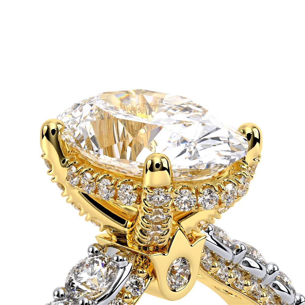 Verragio Pave Oval Engagement Ring