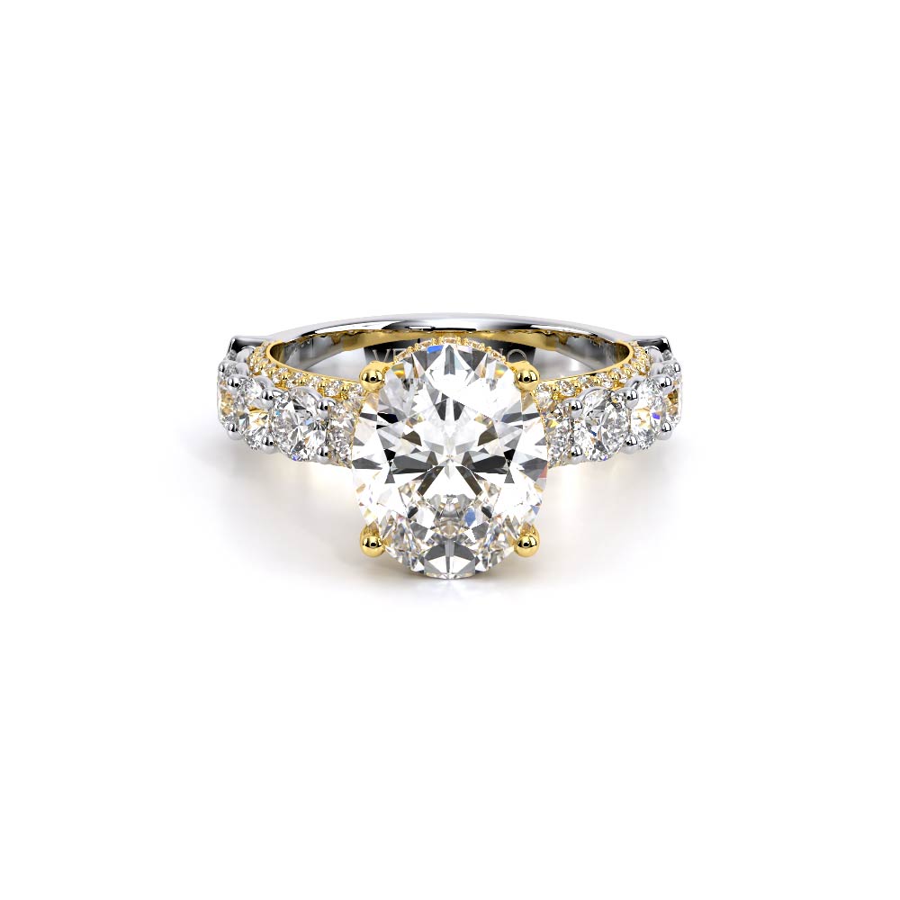 Verragio Pave Oval Engagement Ring
