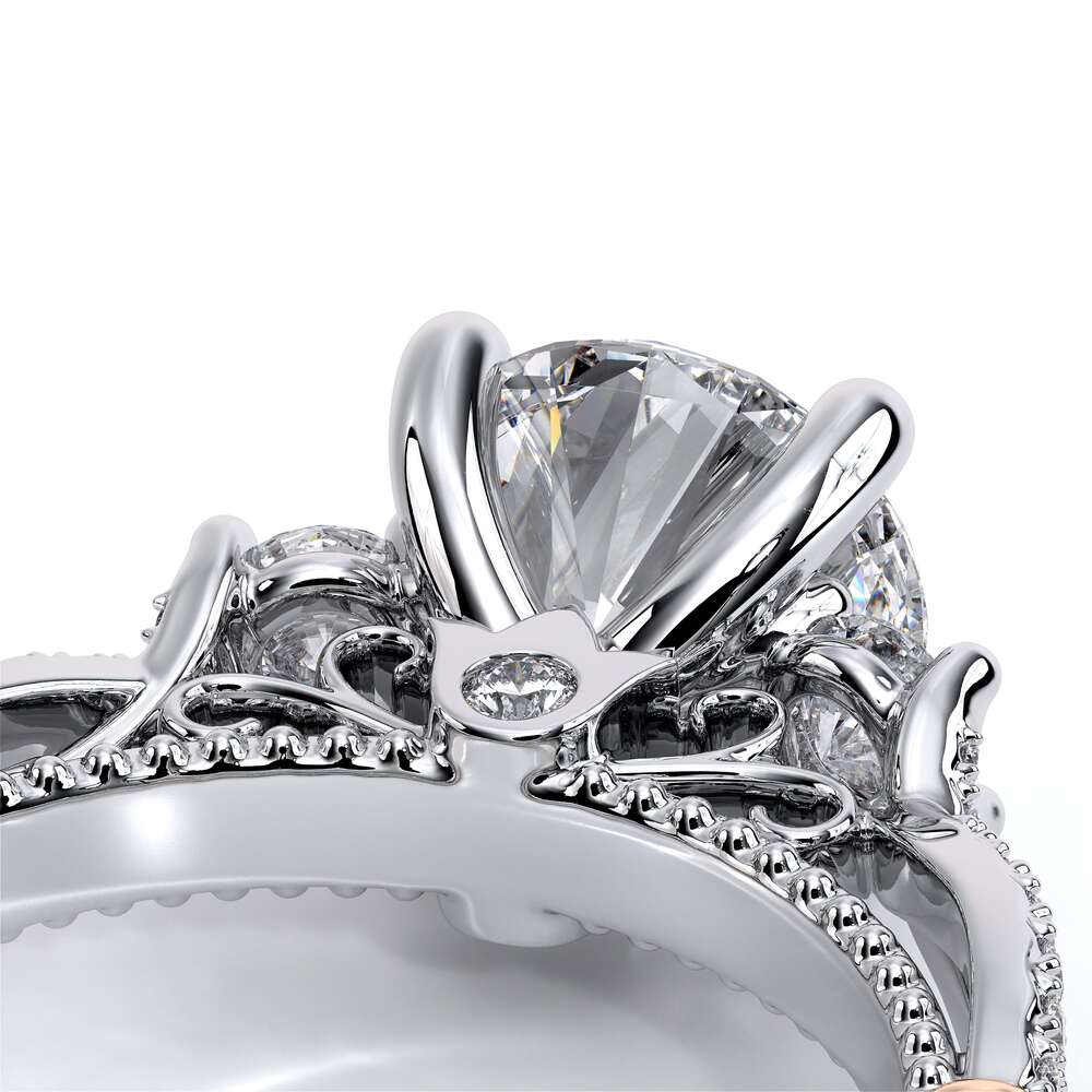 Verragio Three-Stone Round Engagement Ring