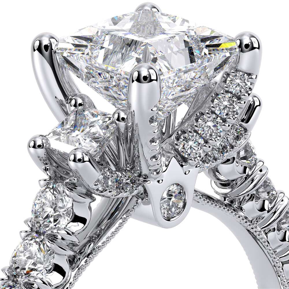 Renaissance-958P27-14K White Gold Princess
