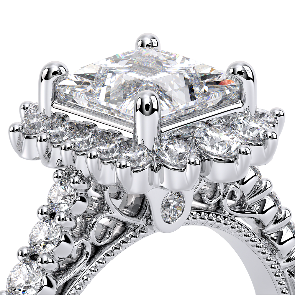 Verragio Halo Princess Engagement Ring