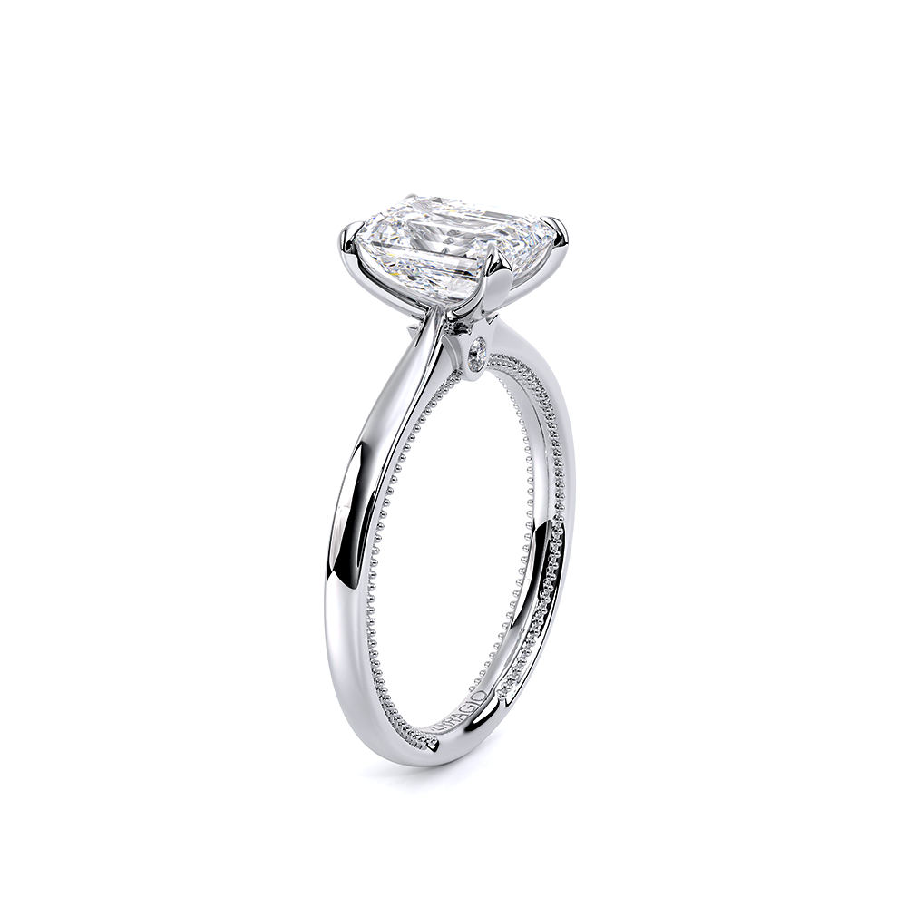 Verragio Solitaire Emerald Engagement Ring