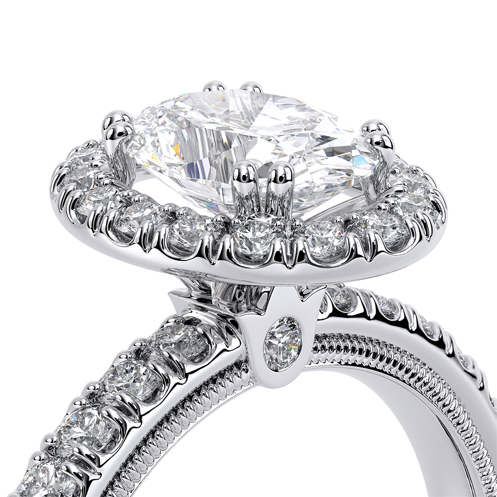 Verragio Pave Oval Engagement Ring