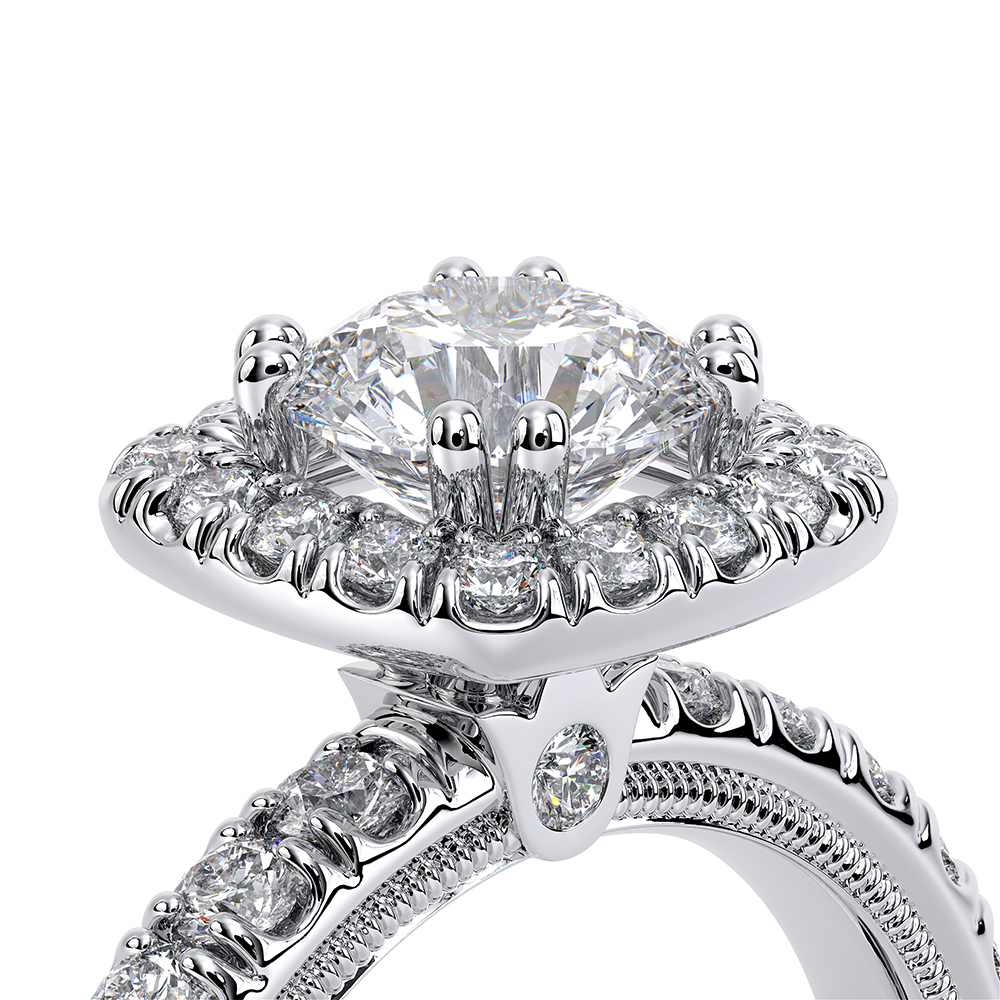 Verragio Pave Round Engagement Ring