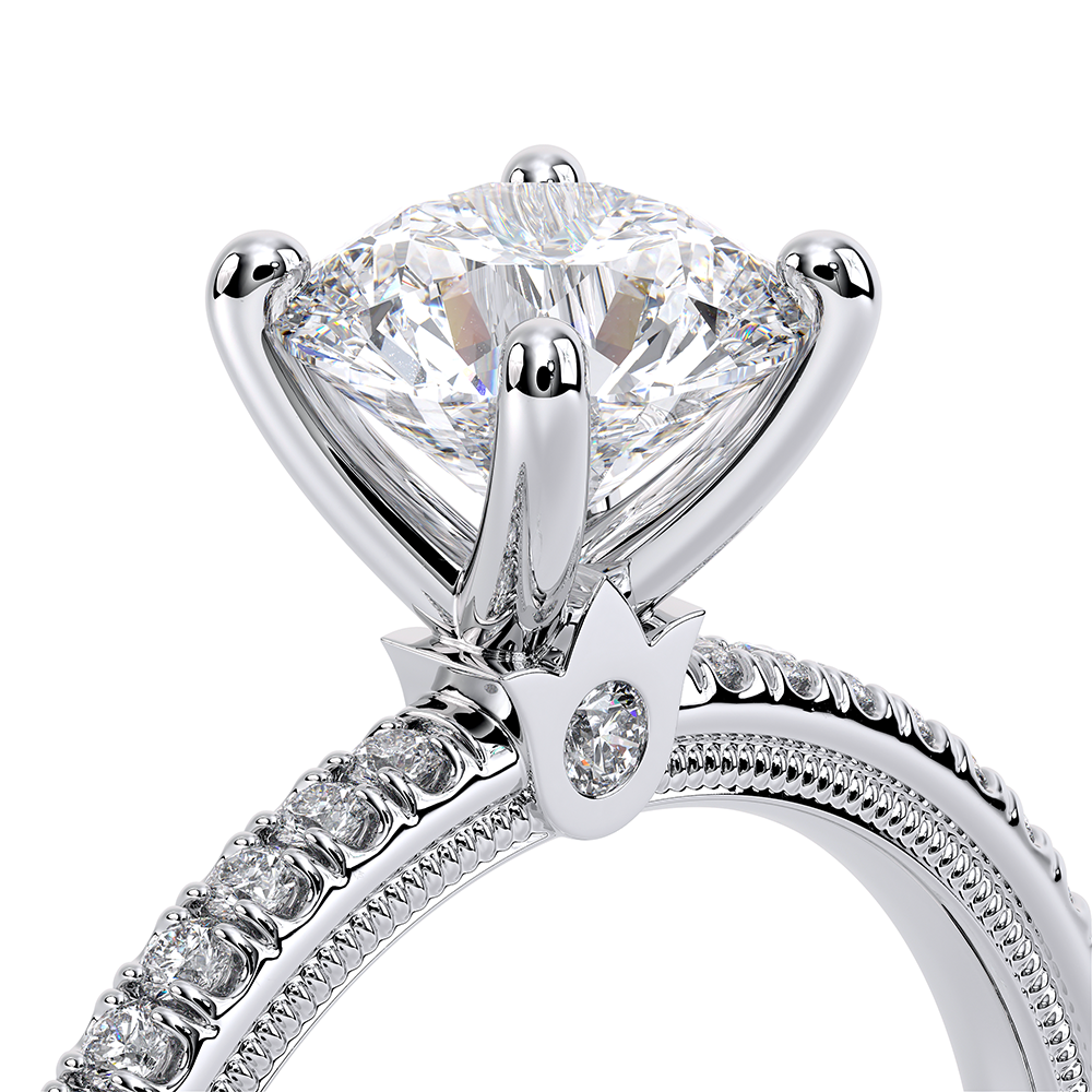 Verragio Pave Round Engagement Ring