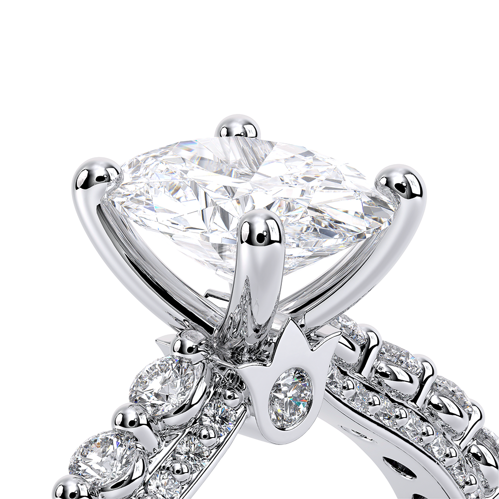Verragio Pave Oval Engagement Ring