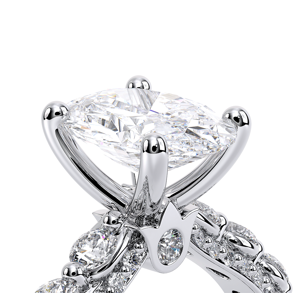 Verragio Pave Oval Engagement Ring