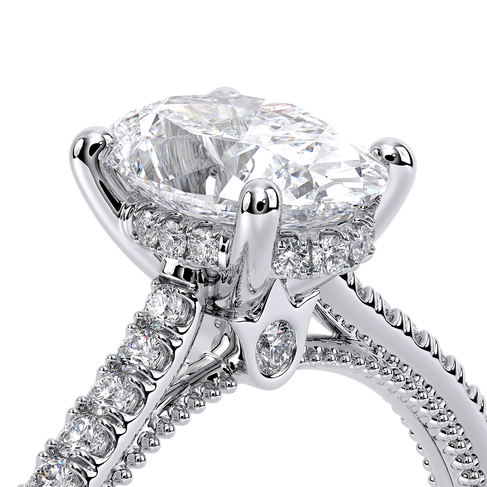 Verragio Pave Oval Engagement Ring