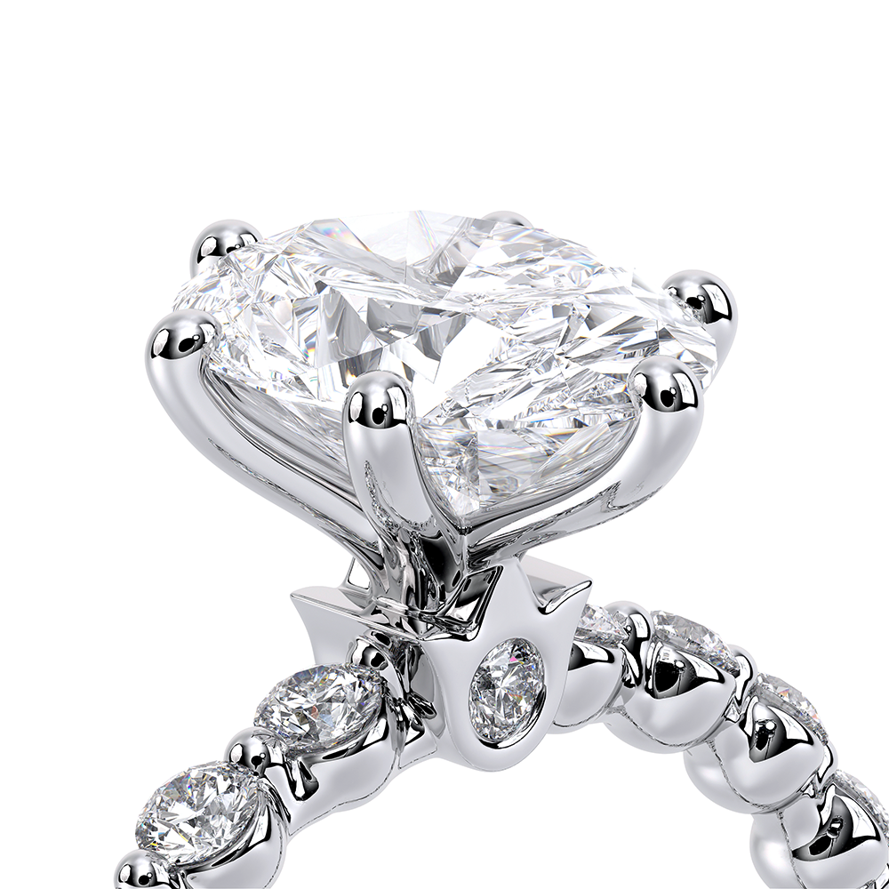 Verragio Pave Oval Engagement Ring