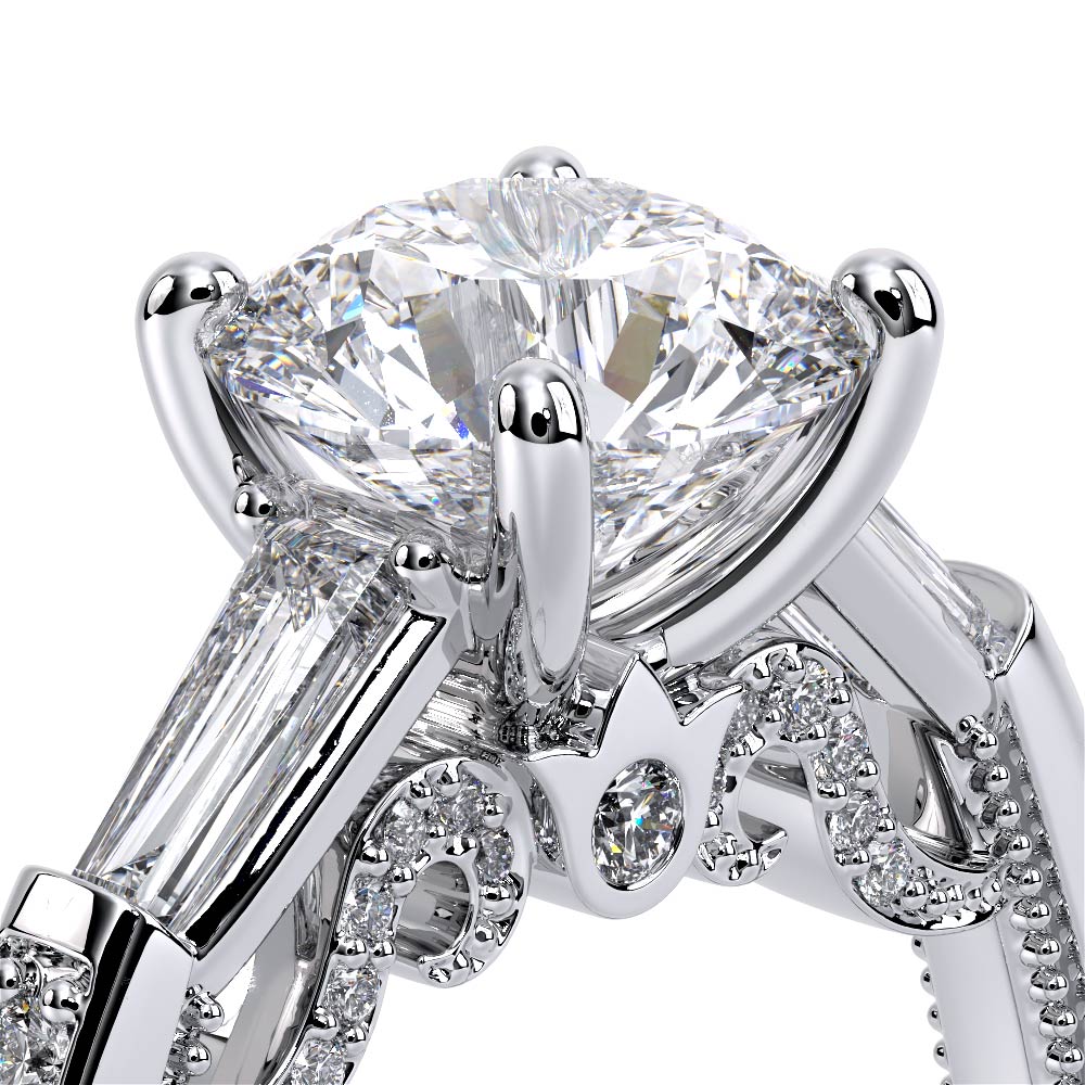 Verragio Three-Stone Round Engagement Ring