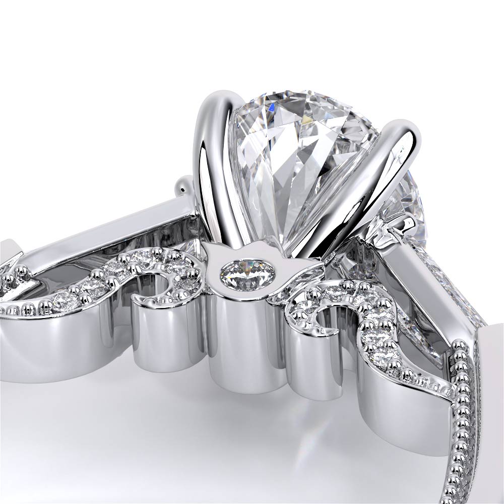 Verragio Three-Stone Oval Engagement Ring
