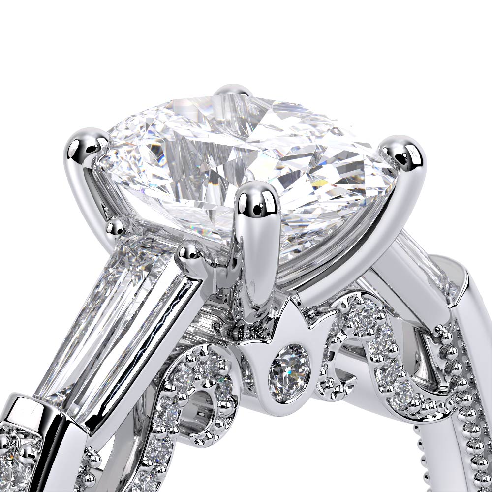 Verragio Three-Stone Oval Engagement Ring
