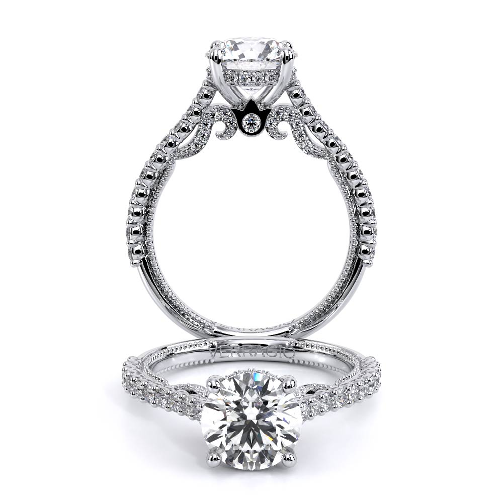 Verragio Pave Round Engagement Ring