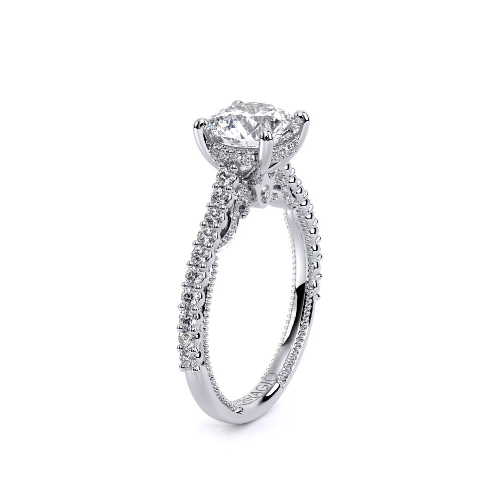 Verragio Pave Round Engagement Ring
