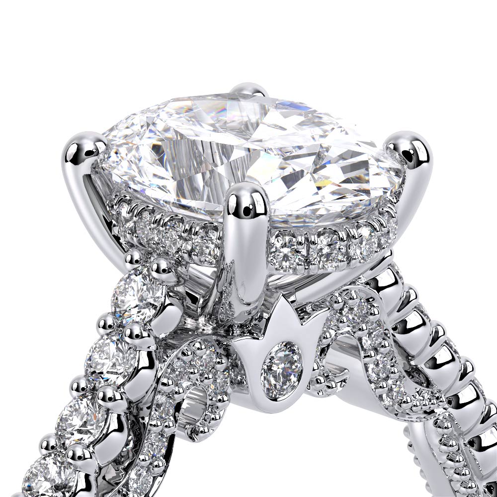 Verragio Pave Oval Engagement Ring