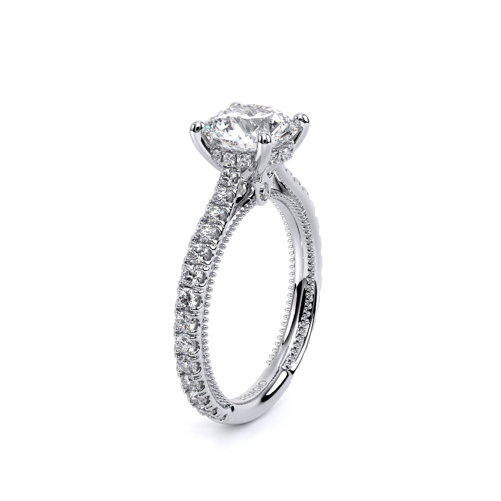 Verragio Pave Round Engagement Ring